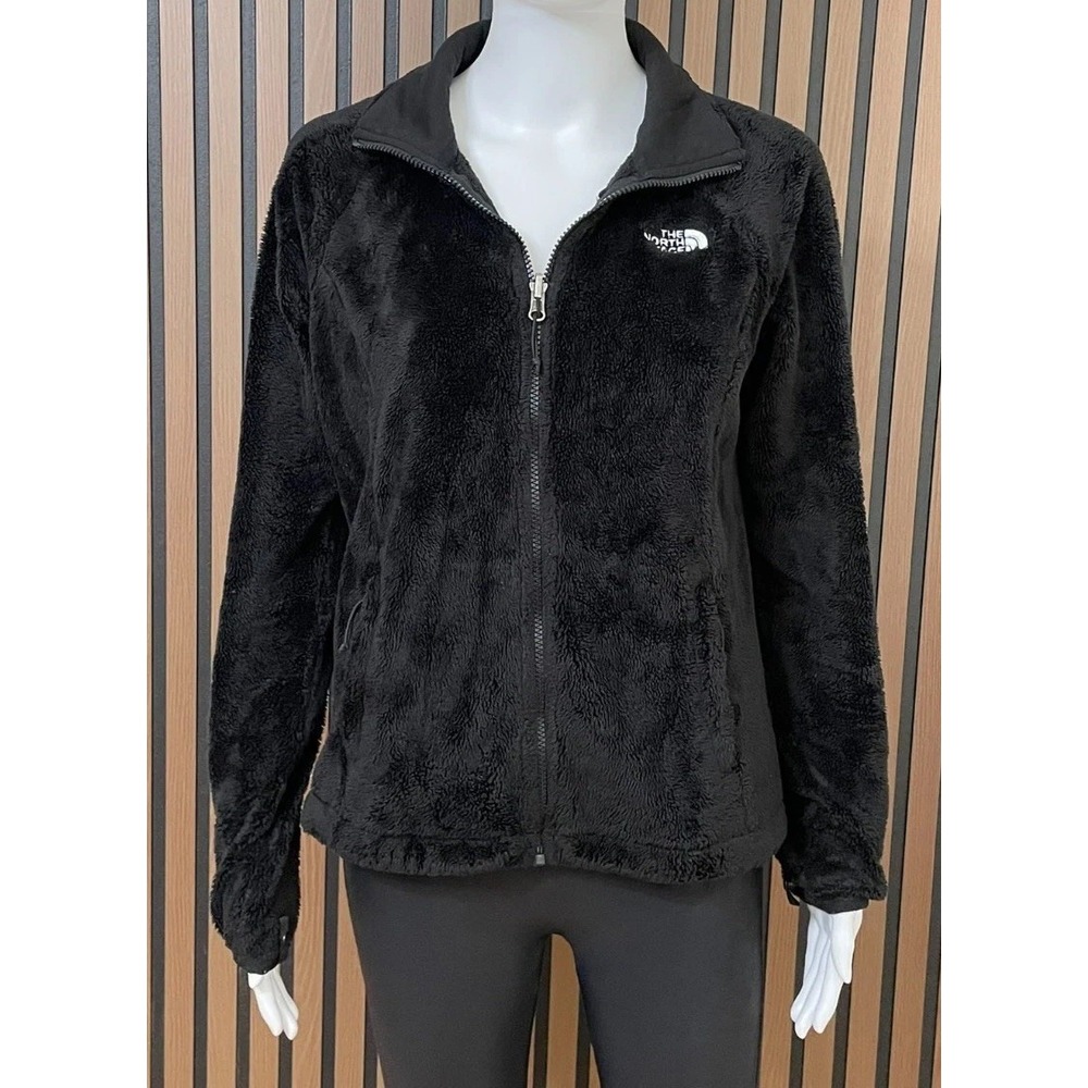 The North Face Osito Women's S‎ Black Jacket Fleece Polyester Full-Zip Outdoor